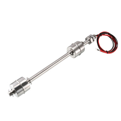 Harfington Uxcell Stainless Steel Dual Ball Float Switch 220mm/8.66inch Tank Vertical Water Level Sensor