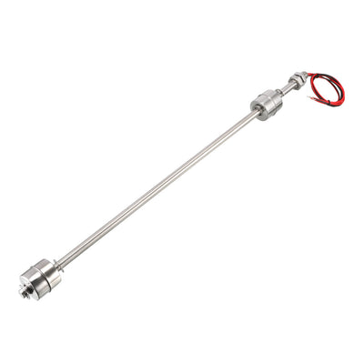 Harfington Uxcell Stainless Steel Dual Ball Float Switch 420mm/16.54inch Tank Vertical Water Level Sensor