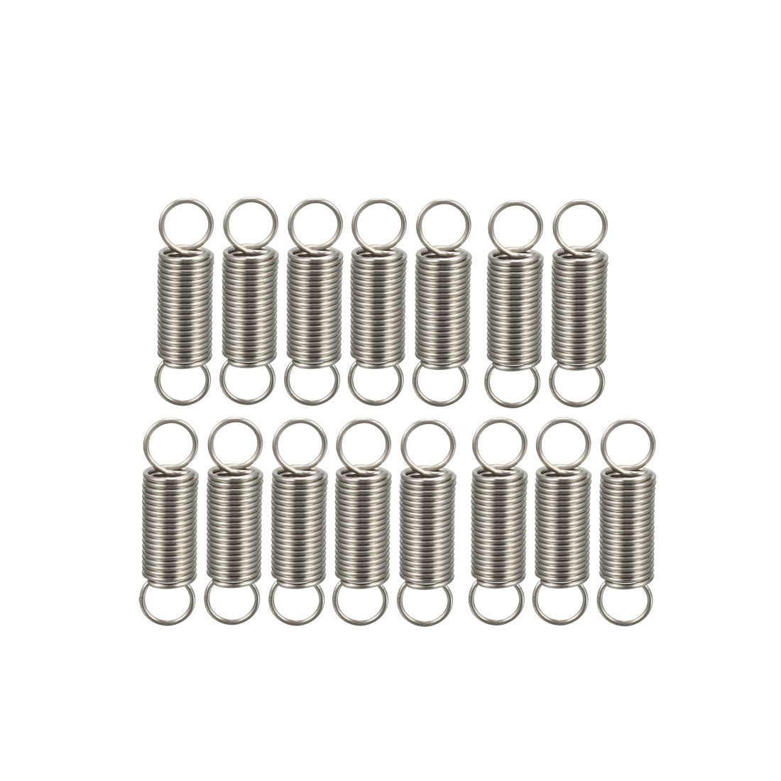 uxcell Uxcell Extended Tension Spring Wire Diameter 0.016", OD 0.16", Free Length 0.59" 15pcs
