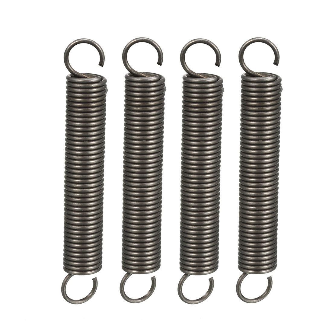 uxcell Uxcell Extended Tension Spring Wire Diameter 0.047", OD 0.39", Free Length 2.76" 4pcs