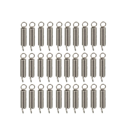 Harfington Uxcell Extended Tension Spring Wire Diameter 0.012", OD 0.08", Free Length 0.39" 100pcs