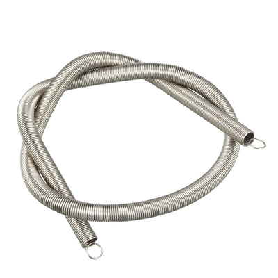 Harfington Uxcell Extended Tension Spring Wire Diameter 0.02", OD 0.2", Free Length 11.81"