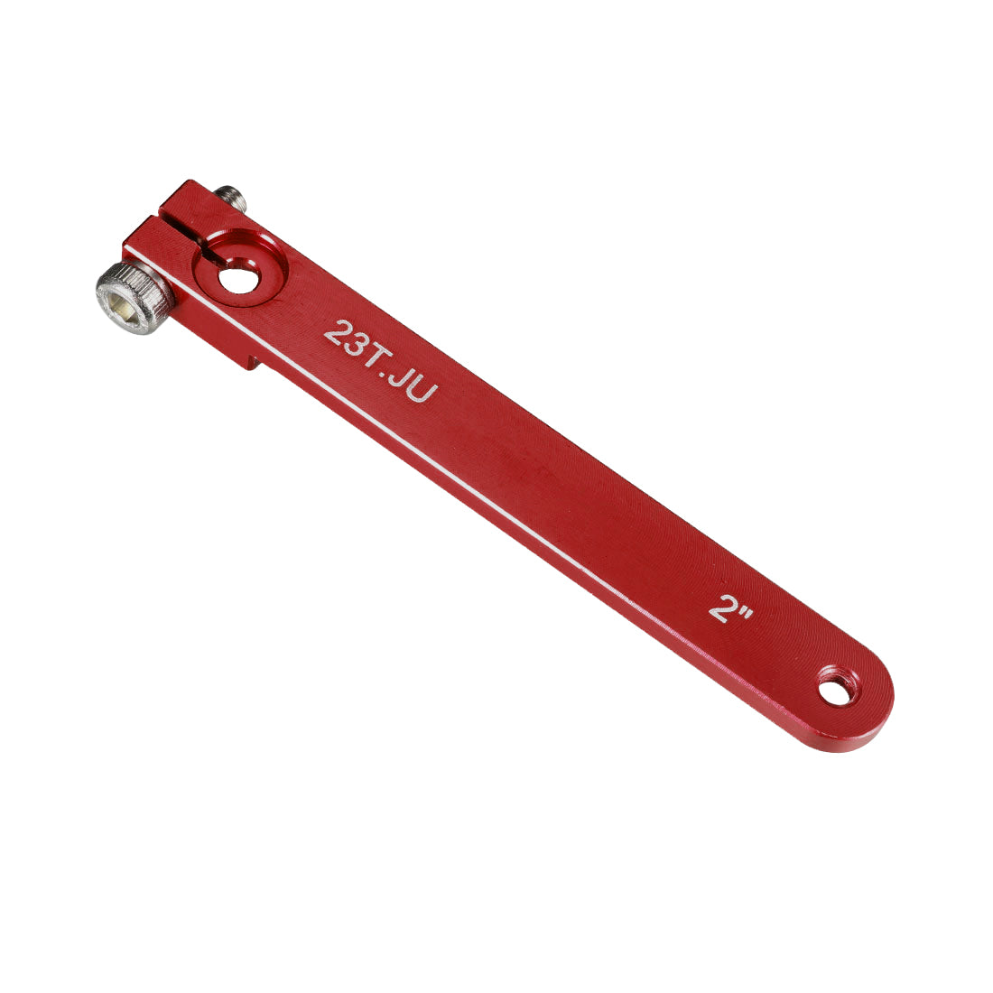 uxcell Uxcell Aluminum Servo Arms Single Arm 23T 4-40# Thread Red, for 2 Inch JR