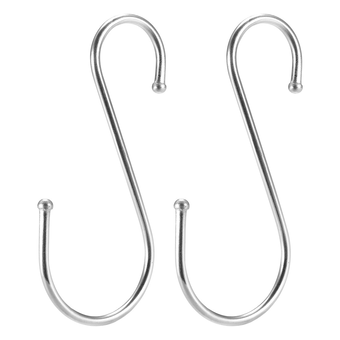 uxcell Uxcell Stainless Steel S Hooks 4.9" S Shaped Hook Hangers 2pcs