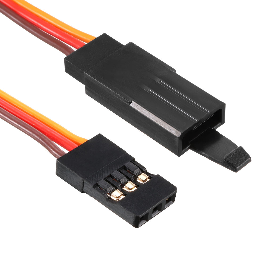 uxcell Uxcell 34.5cm/13.58" Male to Female Servo Extension Cable Wire Cord Connectors for RC Futaba JR Servo
