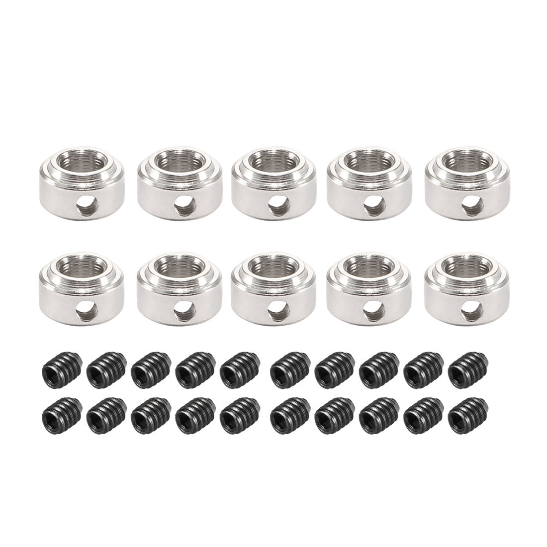 uxcell Uxcell 10PCS RC Airplane Plane Landing Gear Wheel Stop  5.1mm Shaft Hole Dia.