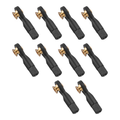 Harfington Uxcell 10Pcs M3 3.0xL29mm Lever Steering Linkage Tie Rod End Ball Head End without Screws and Nut for RC  Robot