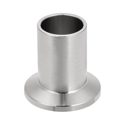 uxcell Uxcell 304 Stainless Steel Fitting Long Weld Clamp Ferrule Fits  Clamp 19x30mm