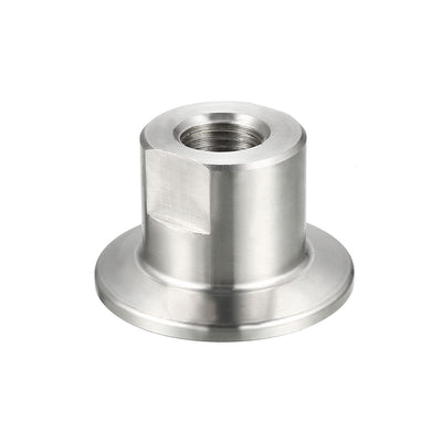 Harfington Uxcell Pipe Fitting KF25 Female Threaded 1/4 PT to  Clamp OD 40mm Ferrule