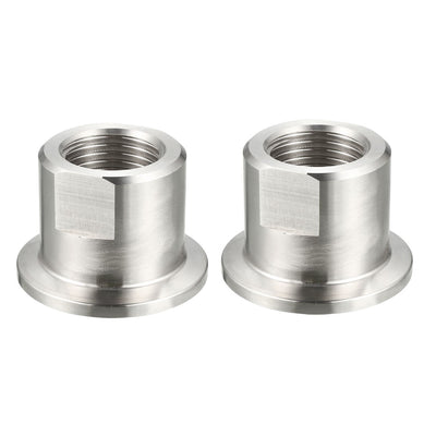 uxcell Uxcell Pipe Fitting KF25 Female Threaded 1/2 PT to Clamp OD 40mm Ferrule 2 Pcs