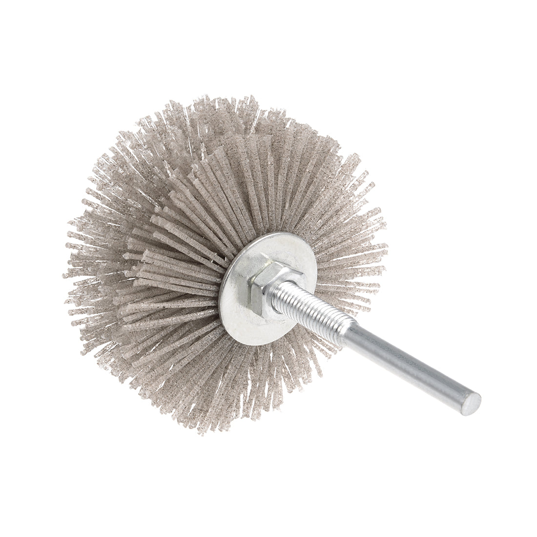 Uxcell Uxcell Nylon Wheel Brush 80 Grits Abrasive Grinding Head with 6mm Threaded Shank