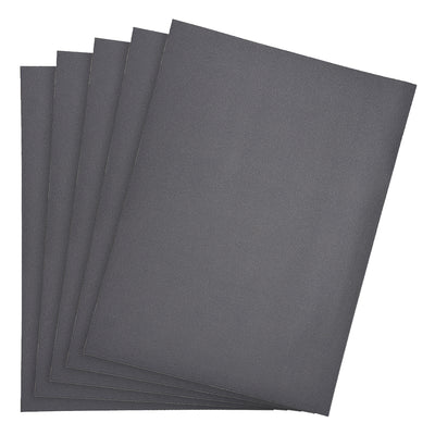 Harfington Uxcell Waterproof Sandpaper, Wet Dry Sand Paper Grit of 600, 11 x 9inch 5pcs
