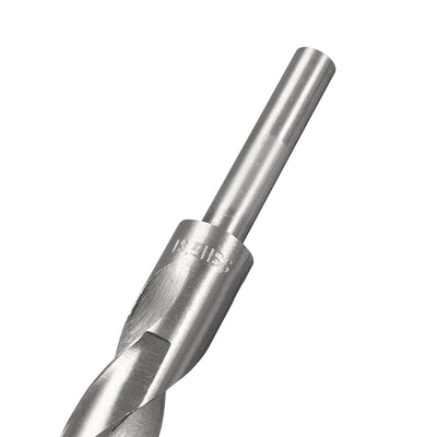 Harfington Uxcell 19.5mm Reduced Shank Drill Bit High Speed Steel 4241 with 1/2" Straight Shank