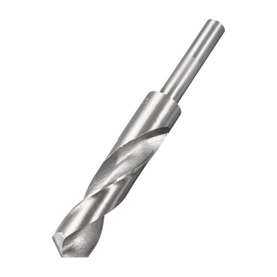Harfington Uxcell 19.5mm Reduced Shank Drill Bit High Speed Steel 4241 with 1/2" Straight Shank