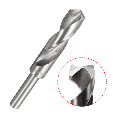 Harfington Uxcell 20.5mm Reduced Shank Drill Bit High Speed Steel 4241 with 1/2" Straight Shank