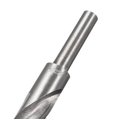 Harfington Uxcell 21mm Reduced Shank Drill Bit High Speed Steel 4241 with 1/2" Straight Shank