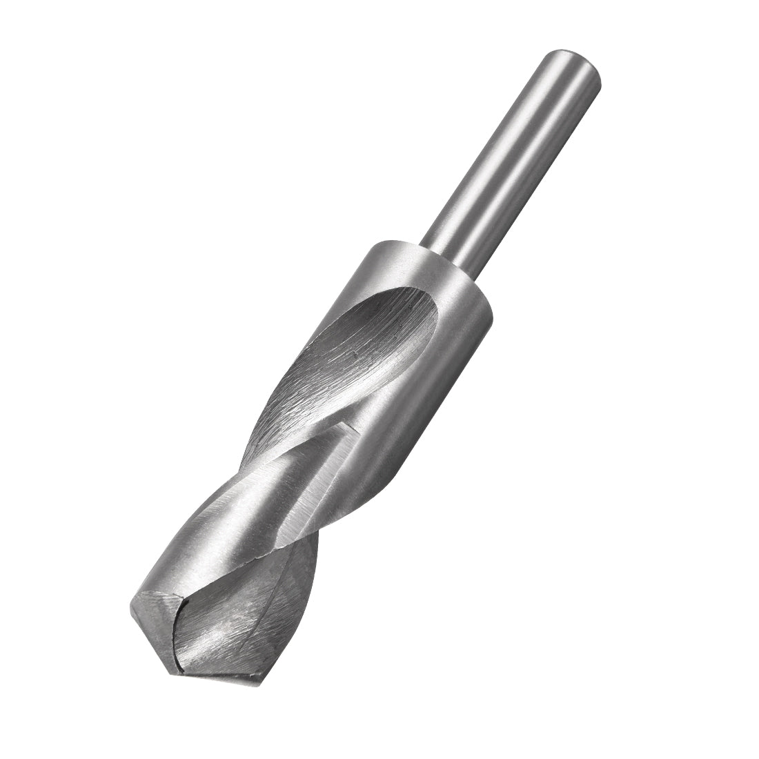 uxcell Uxcell 27mm Reduced Shank Drill Bit High Speed Steel 4241 with 1/2" Straight Shank