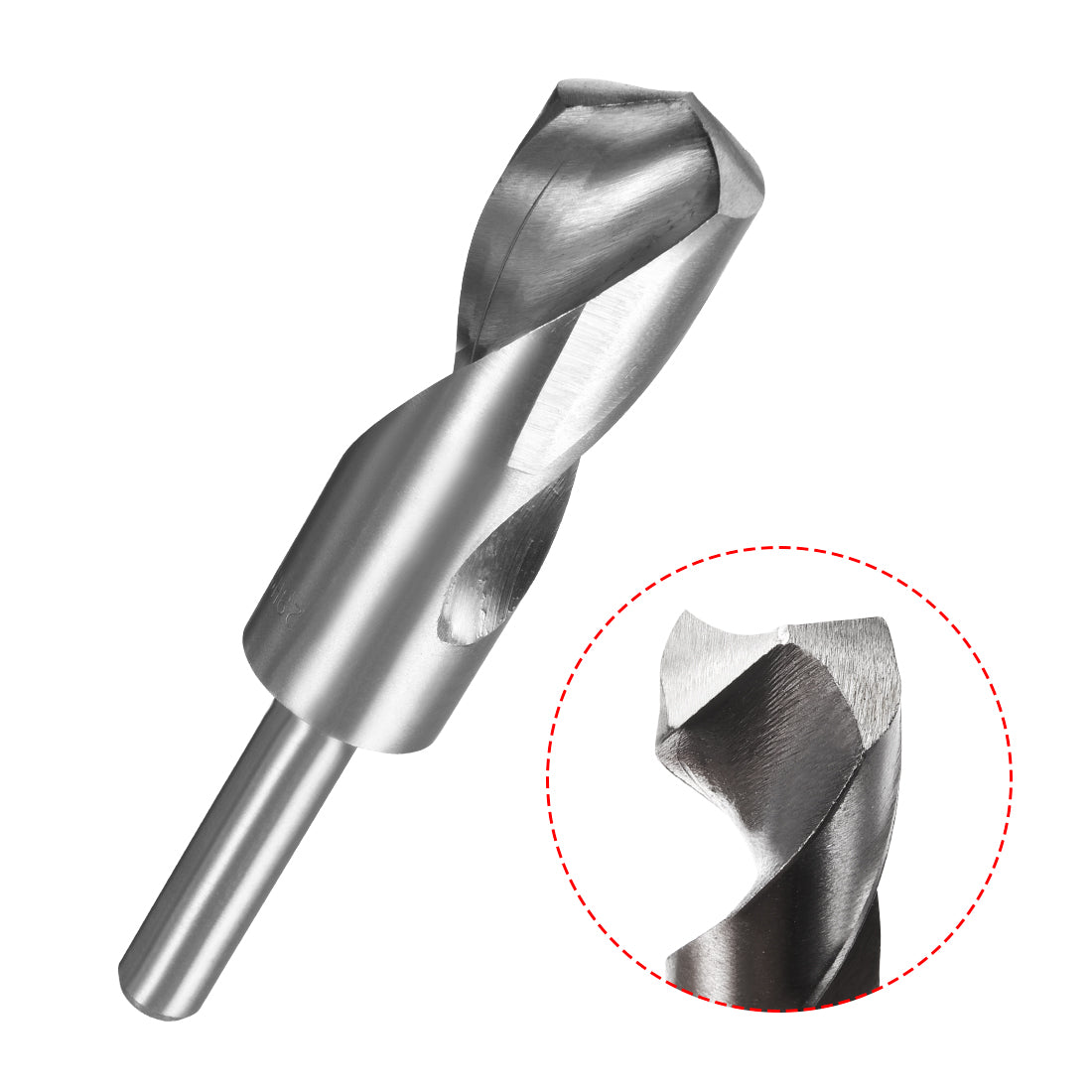 uxcell Uxcell 29mm Reduced Shank Drill Bit High Speed Steel 4241 with 1/2" Straight Shank