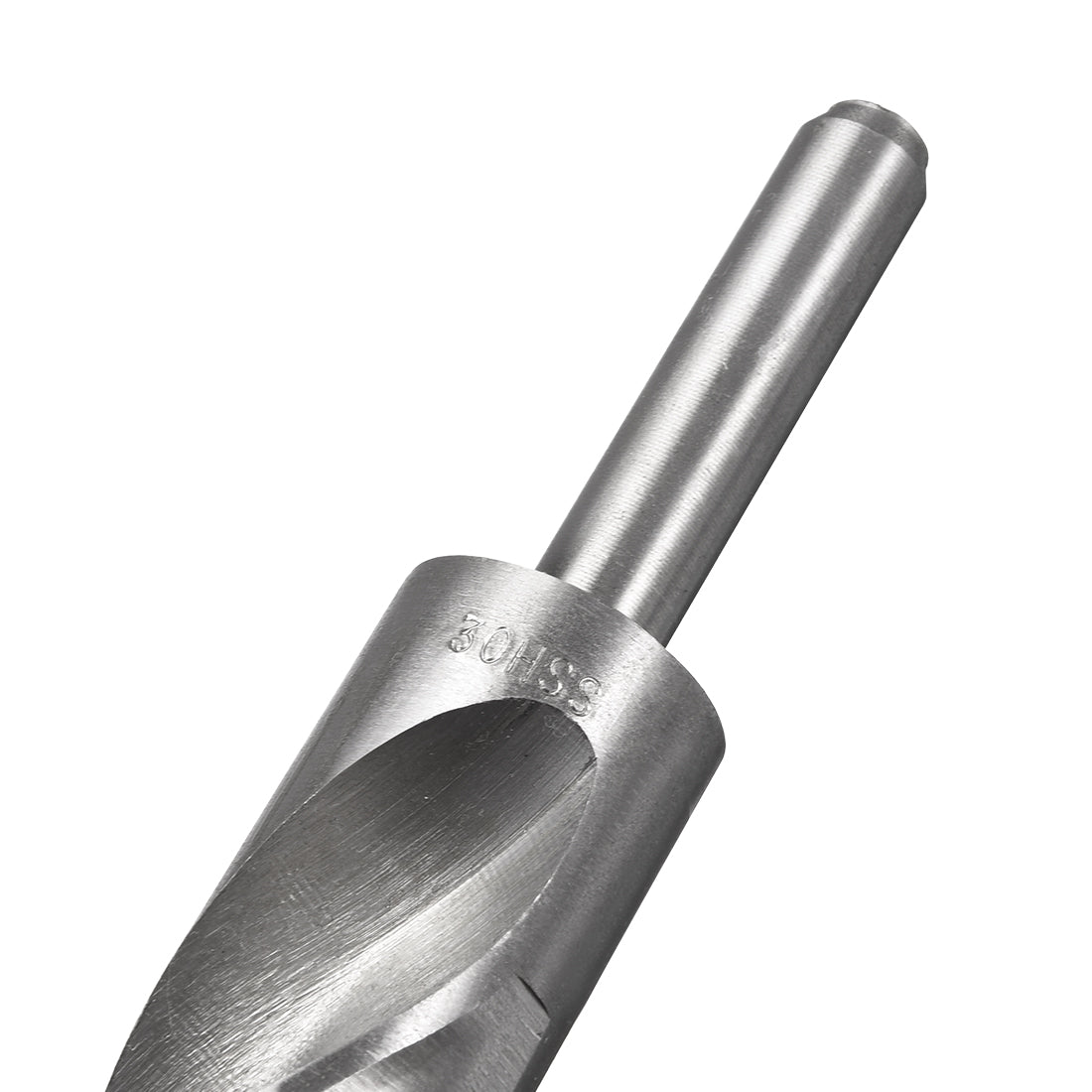 uxcell Uxcell 30mm Reduced Shank Drill Bit High Speed Steel 4241 with 1/2" Straight Shank