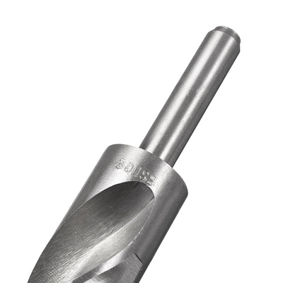 Harfington Uxcell 30mm Reduced Shank Drill Bit High Speed Steel 4241 with 1/2" Straight Shank