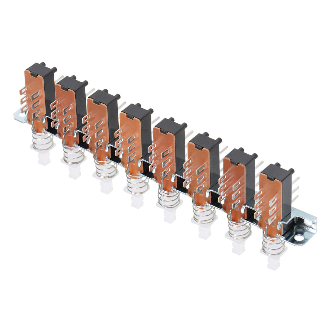 Interlock Push Button Switch Piano Type DPDT 6 Pin 8 Row | Harfington