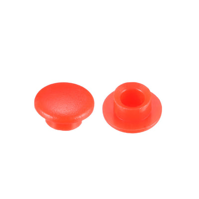 Harfington Uxcell 30Pcs 3.2mm Hole Dia Plastic Push Button Tactile Switch Caps Cover Keycaps Protector Red for 6x6 Micro Switch