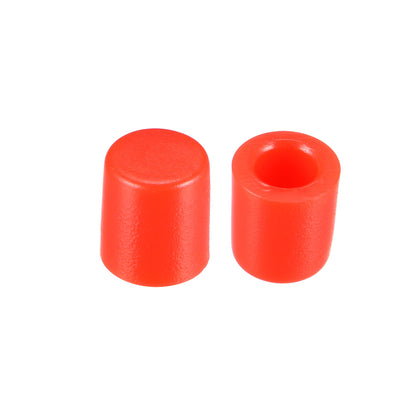 Harfington Uxcell 20Pcs 3.3mm Hole Dia Plastic Push Button Tactile Switch Caps Cover Keycaps Protector Red for 6x6 Micro Switch