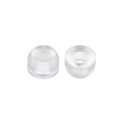 Harfington Uxcell 20pcs 3mm Hole Dia Silica-gel Pushbutton Tactile Switch Caps Cover Keycaps Protector Transparent for 6x6 Tact Switch