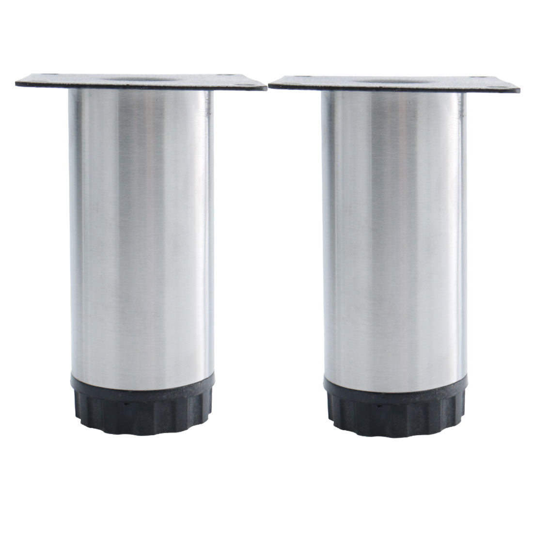 uxcell Uxcell 6" Furniture Legs Stainless Steel Sofa Table Adjustable Feet Replacement 2pcs