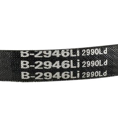 Harfington Uxcell B-2946/B116 Drive V-Belt Inner Girth 116" Industrial Rubber Transmission Belt