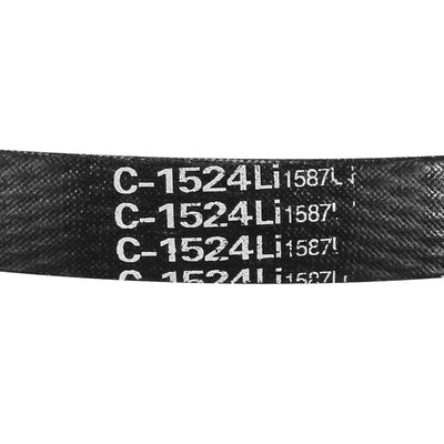 Harfington Uxcell C-1524/C60 Drive V-Belt Inner Girth 60-inch Industrial Rubber Transmission Belt
