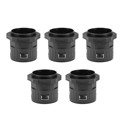 Harfington Uxcell Cable Gland Corrugated Tube Connector AD42.5 Pipe Joint Clamps PG36 Screw 5Pcs