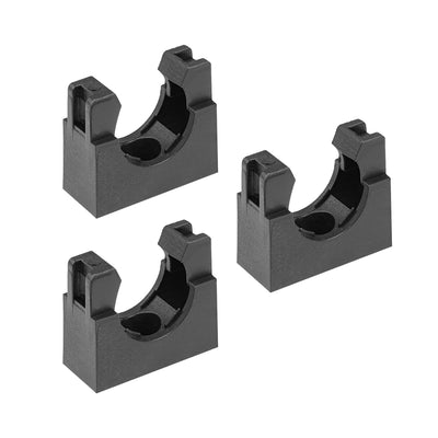 Harfington Uxcell Corrugated Tube Holder AD21.2 Plastic Mounting Bracket Pipe Clamp Clips 3Pcs