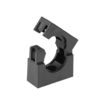 Harfington Uxcell Corrugated Tube Holder AD21.2 Plastic Mounting Bracket Pipe Clamp Clips with Double Struts 3Pcs
