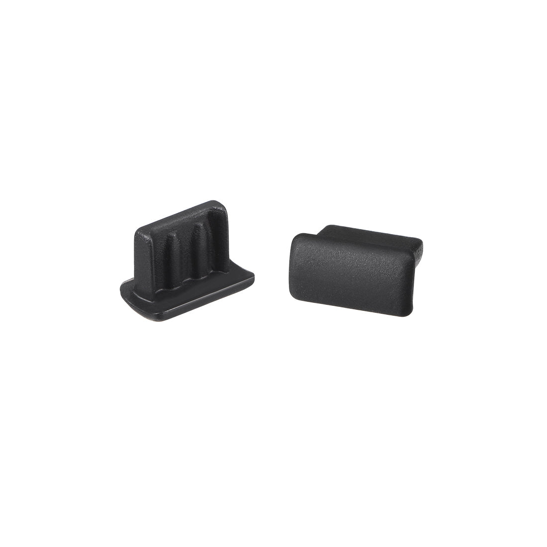 Uxcell Silicone Mini USB Anti-Dust Stopper Cap Cover Black 10pcs ...