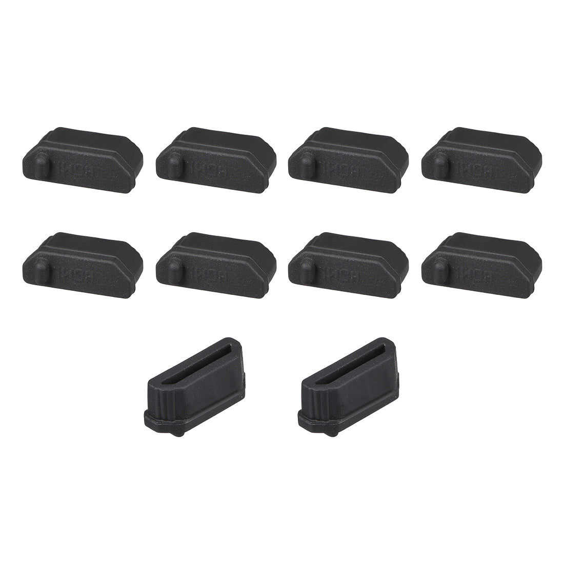 uxcell Uxcell Silicone TV  Anti-Dust Stopper Cap Cover for FEMALE Port Black 10pcs