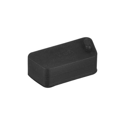 Harfington Uxcell Silicone VGA Port Anti-Dust Stopper Cap Cover for DB9, RS232, Black 5pcs