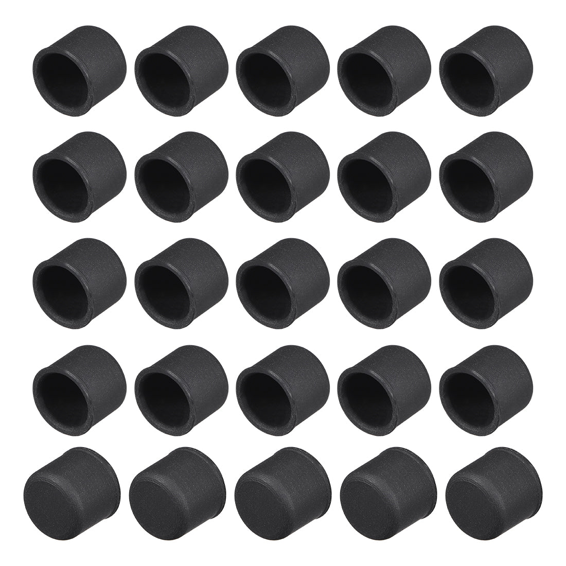 uxcell Uxcell Silicone RCA Port Anti-Dust Stopper Cap Cover Black 20pcs