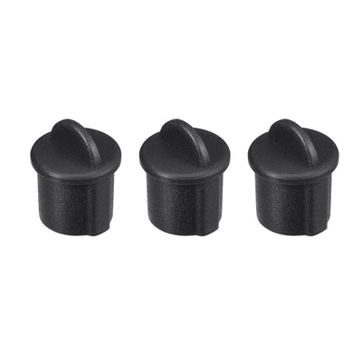 Harfington Uxcell Silicone BNC Anti-Dust Stopper Cap Cover for Female Jack Black 20pcs