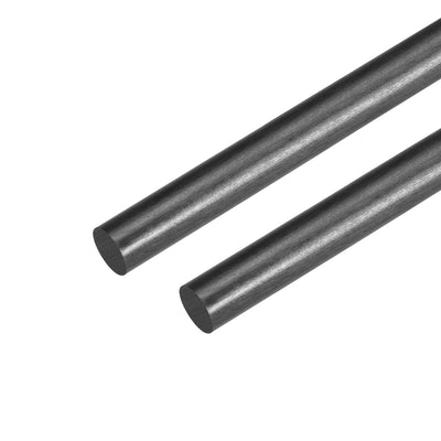 Harfington Uxcell 9.5mm Carbon Fiber Rod For RC Airplane Matte Pole US, 200mm 7.8 inch, 2pcs