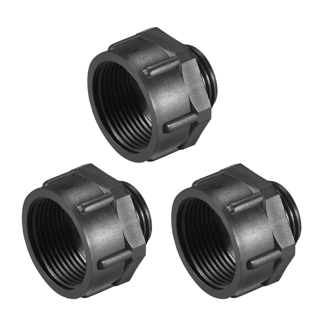 Uxcell Threaded Bushings Nylon Connector Adaptor M20 Outer Thread to ...
