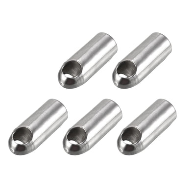 Harfington Uxcell 5PCS Fish Tape Replacement Leader Warhead for 6.5mm Wire Puller 22.5mm Length