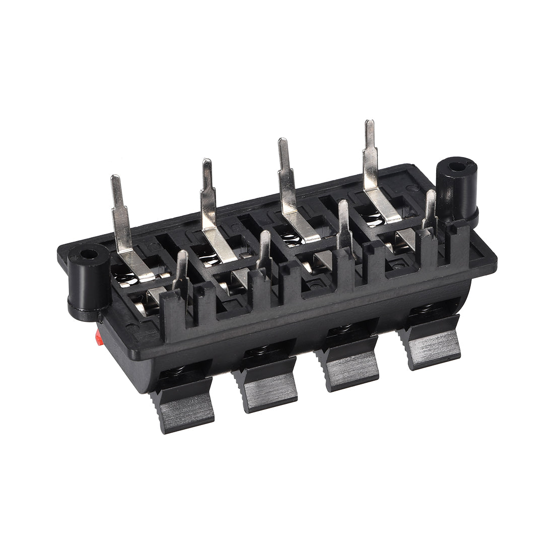 uxcell Uxcell 2 Row 8 Way Spring Speaker Terminal Clip Push Release Connector Audio Cable Terminals Strip Block WP8-03