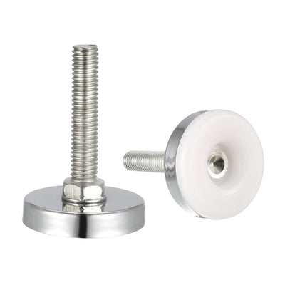 Harfington Uxcell Furniture Levelers, 16mm to 45mm Adjustable Height M8 x 38.5mm Threaded, 4Pcs