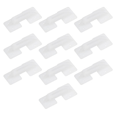 Harfington Uxcell RC Hinges Adjustable Hatch Hinge L38 x W18 mm, for RC Model Airplane Parts White 10pcs