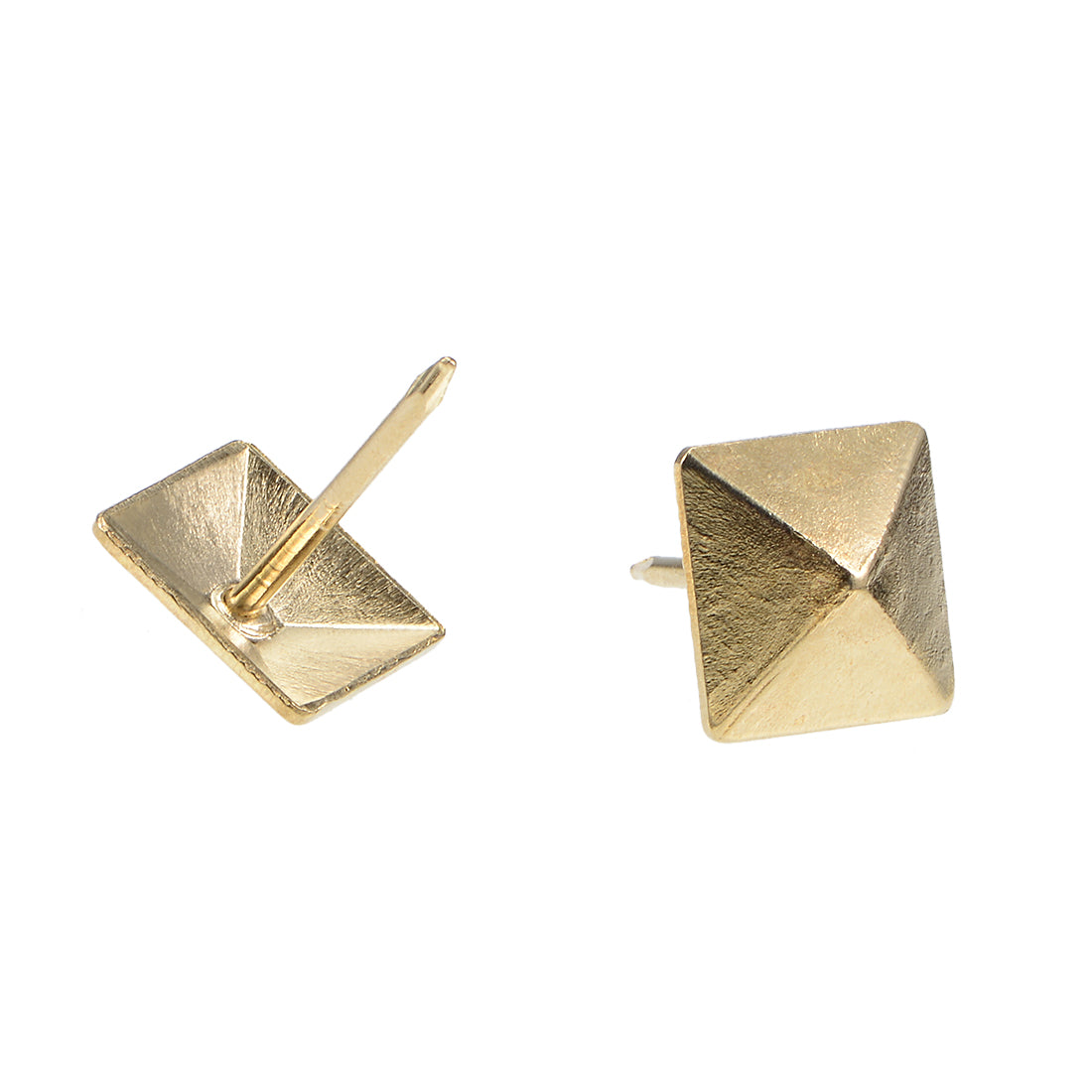 uxcell Uxcell Upholstery Nails Tacks 12mm Square Head Antique Furniture Nails Pins Gold Tone 100 Pcs