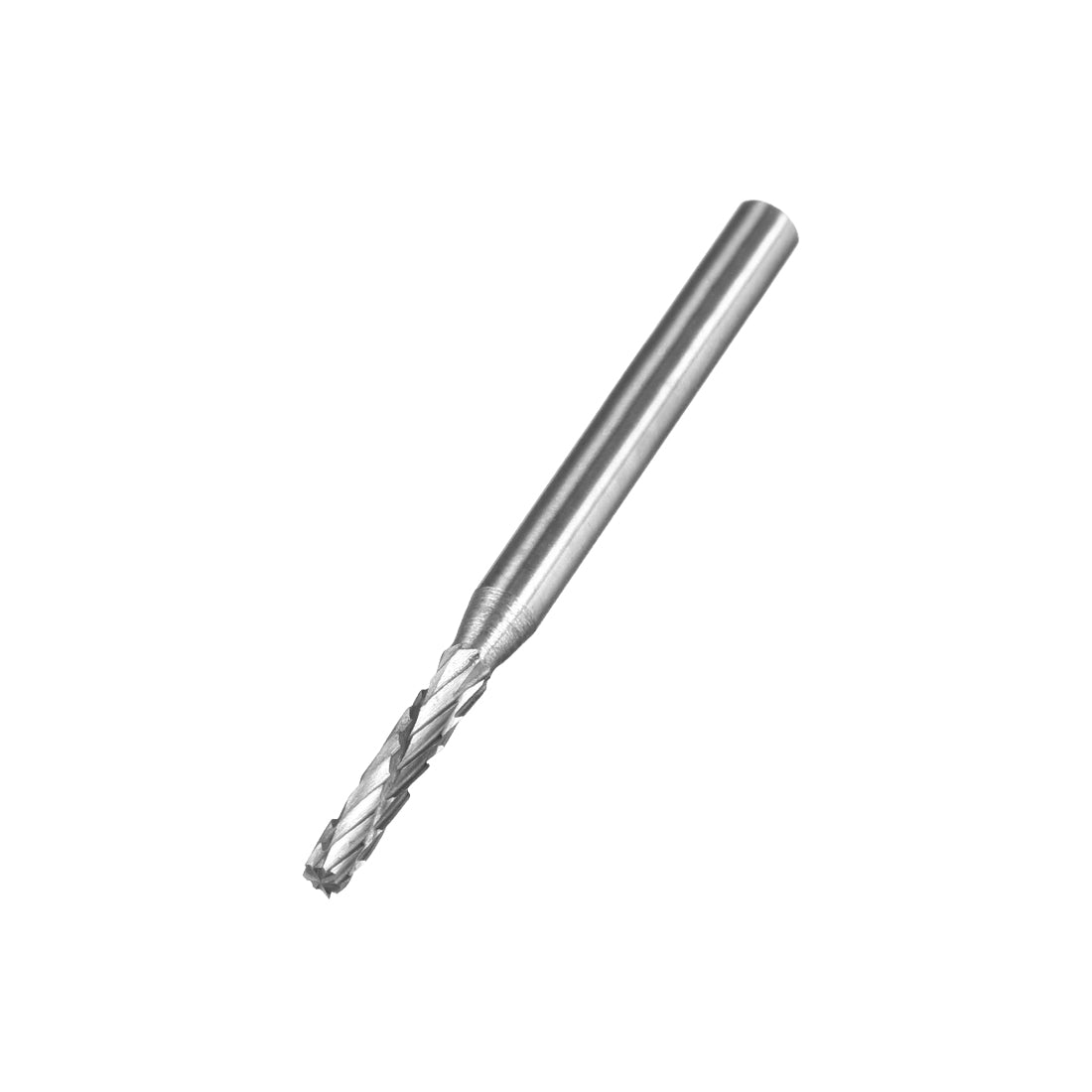uxcell Uxcell Double Cut Rotary Burrs File Cylinder Shape 2mm Shank and 1/8" Head Size