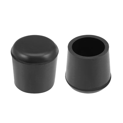 Harfington Uxcell Rubber Furniture Caps 21mm Inner Diameter Round Table Chair Legs Covers 8Pcs