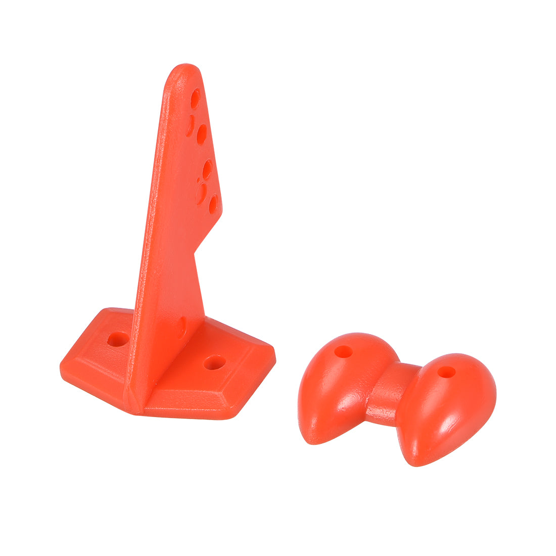 uxcell Uxcell Control Horn, 27x20mm Plastic Horns with 4 Holes 1.4mm for RC Airplane Parts Red 10 Sets