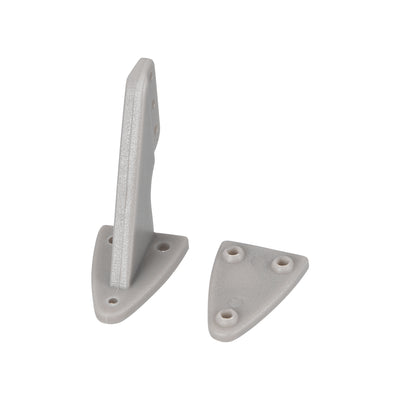 Harfington Uxcell Control Horn, 30x28.5mm Plastic Horns with 3 Holes 1.4mm for RC Airplane Parts Grey 20 Sets